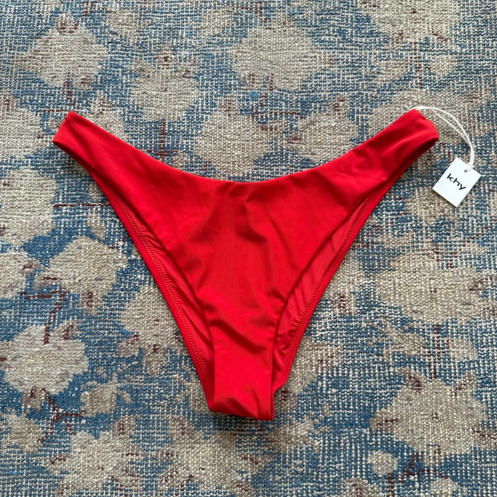 NWT High Rise Bikini Bottom XL
